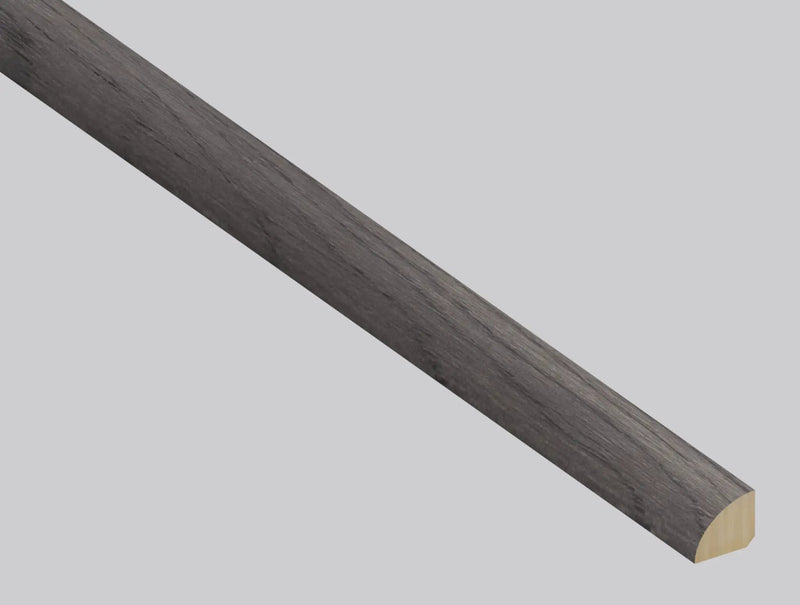 Woodhills Brook Timber Hickory Wood Semi Gloss Quarter Round Look Moldings 0.64x0.75 close up