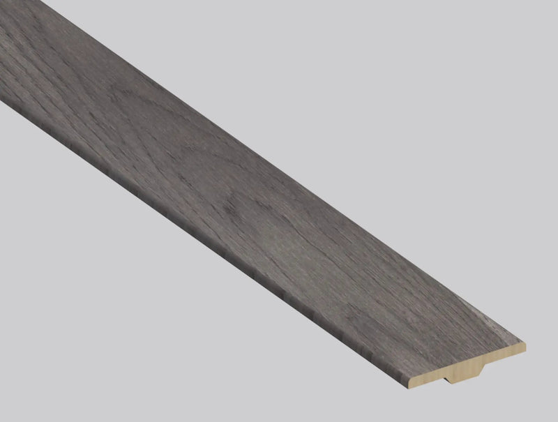Woodhills Brook Timber Hickory Wood Semi Gloss T Molding Look Moldings 1.25x0.28 close up
