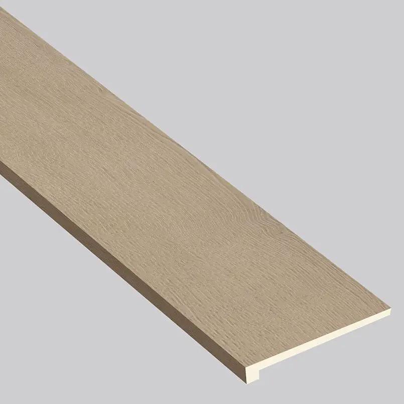 Shorecliffs Brundinson Wood Semi Gloss Look Rigid Core Moldings 12x1.25 0.00 inch close up