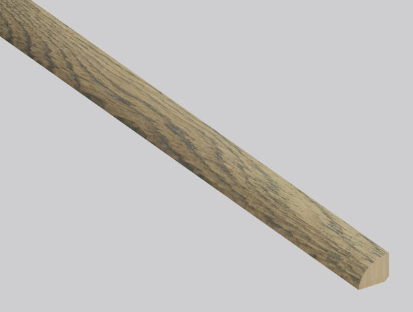 Woodhills Chestnut Heights Oak Wood Semi Gloss Quarter Round Look Moldings 0.64x0.75