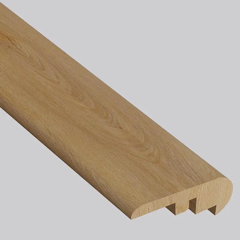Smithcliffs Cloudland Semi Gloss Overlap Stair Nose Wood Look Rigid Core Moldings close up