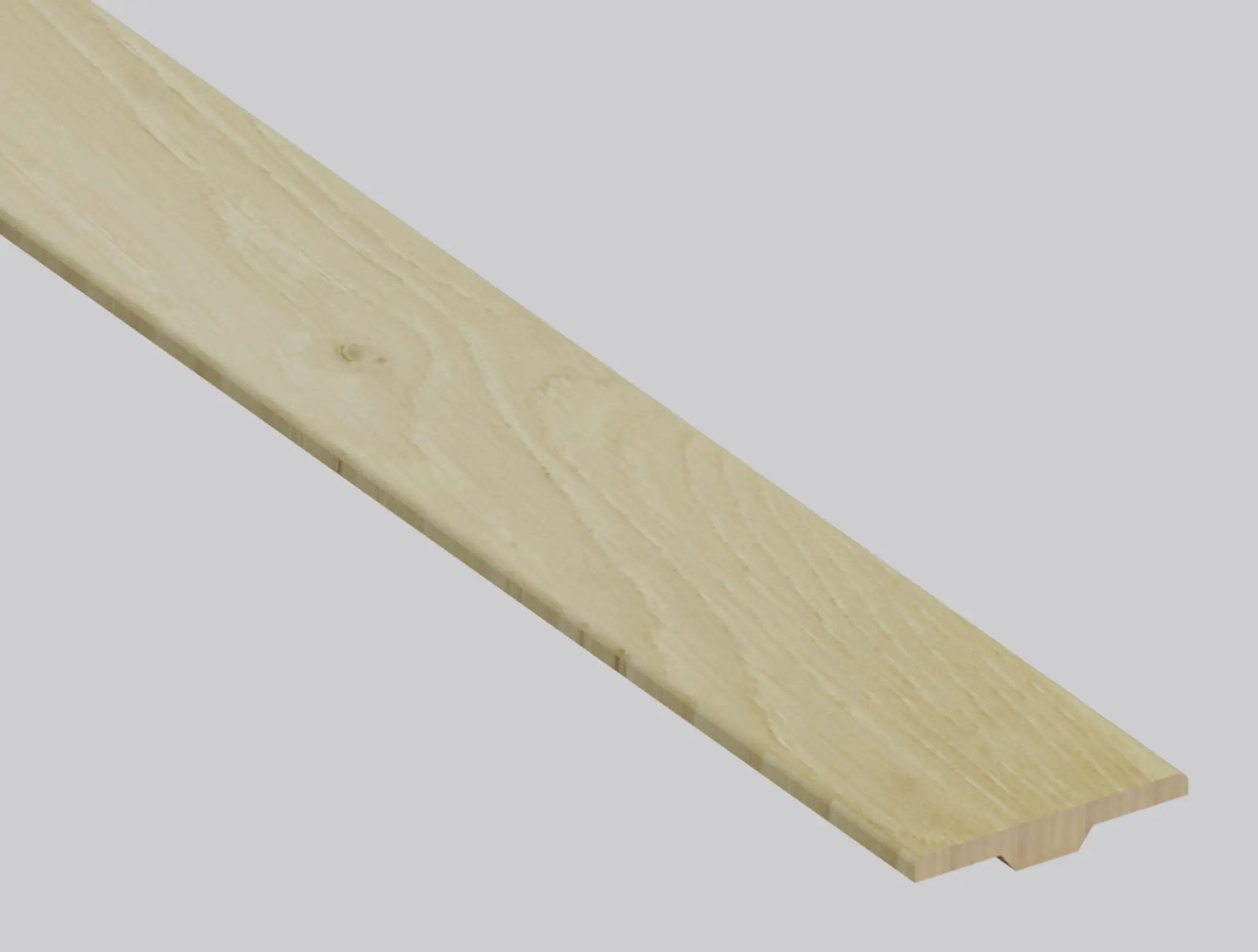 Woodhills Coral Ash Oak Wood Semi Gloss T Molding Look Moldings 1.25x0.28 close up
