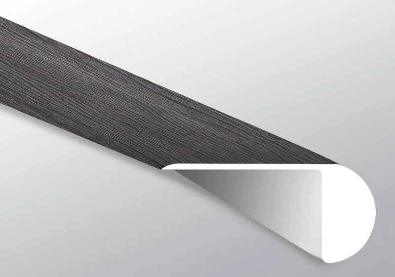Andover Dakworth Semi Gloss Overlap Stair Nose Wood Look Lvt Moldings 2.23x1.03 close up