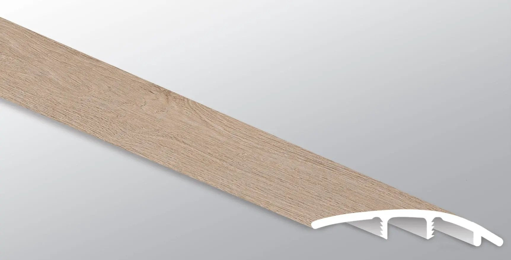 Andover Daria Umber Semi Gloss Stair Riser Wood Look Lvt Moldings 1.77x0.345 close up