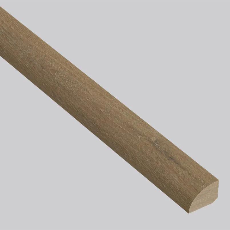 Smithcliffs Delray Semi Gloss Quarter Round Wood Look Rigid Core Moldings 0.64x0.75 close up