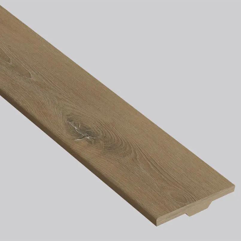Smithcliffs Delray Semi Gloss T Molding Wood Look Rigid Core Moldings 1.77x0.28 close up