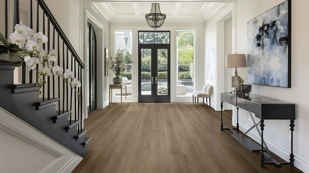 Xl Studio Doack Semi Gloss Wood Look Lvt Moldings 2.75x0.75 in a finished room