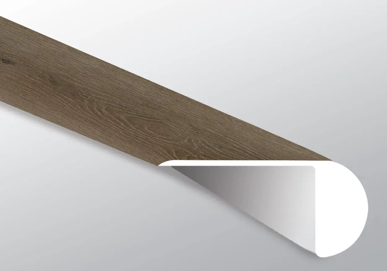 Xl Studio Doack Semi Gloss Overlap Stair Nose Wood Look Lvt Moldings 2.23x1.03 close up