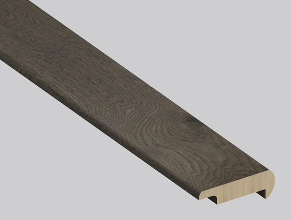 Woodhills Dorn Oak Wood Semi Gloss Overlap Stair Nose Look Moldings 2.23x1.03