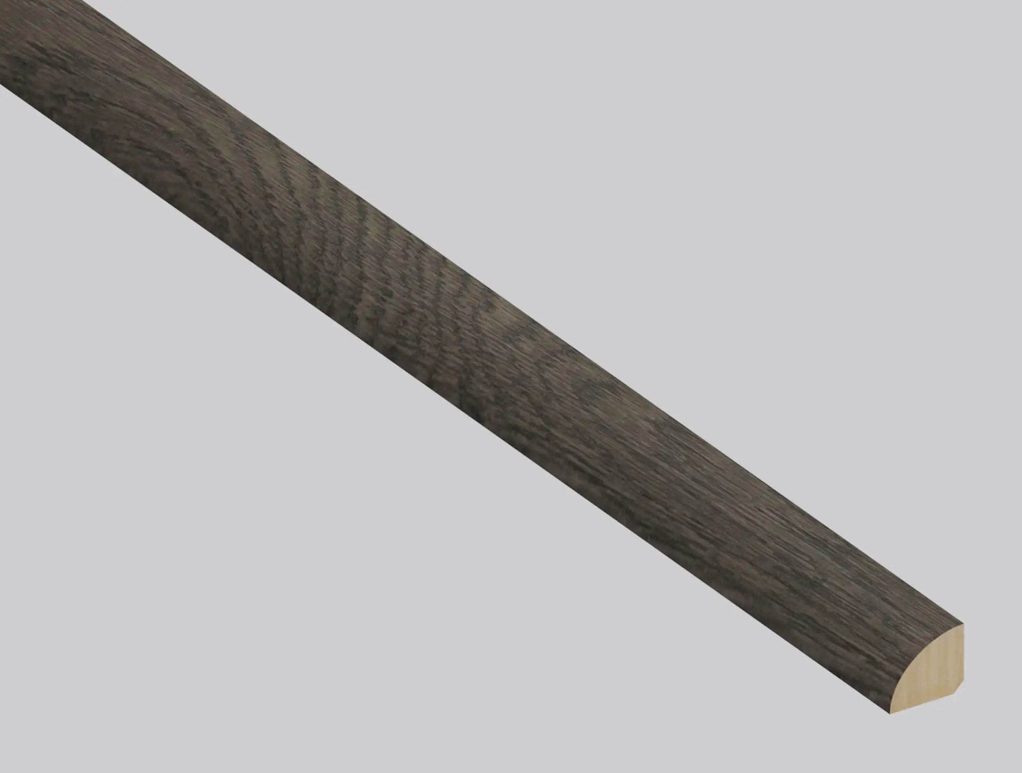 Woodhills Dorn Oak Wood Semi Gloss Quarter Round Look Moldings 0.64x0.75 close up