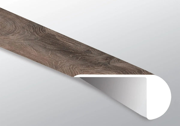 Cyrus Draven Semi Gloss Overlap Stair Nose Wood Look Lvt Moldings 2.23x1.03
