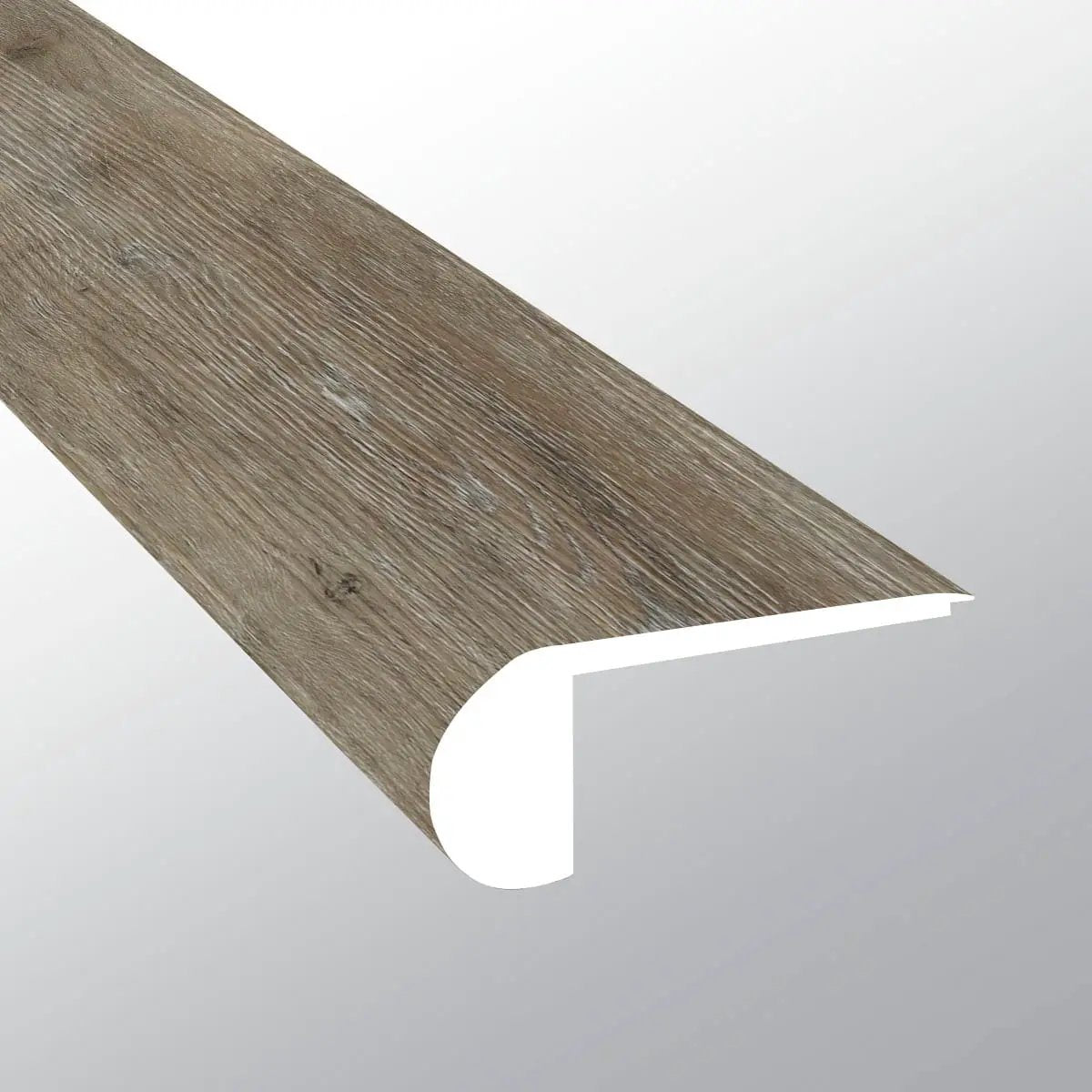 Cyrus 2.0 Dulles Tails Semi Gloss Flush Stair Nose Wood Look Lvt Moldings 2.75x0.75 close up