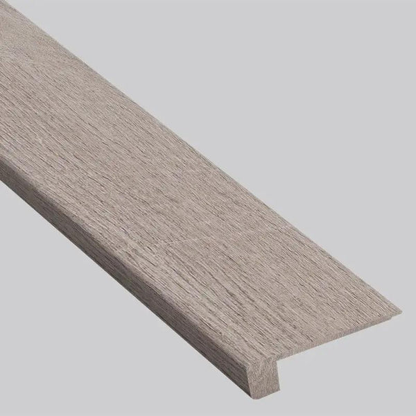 Smithcliffs Emridge Semi Gloss Flush Stair Nose End Cap Wood Look Rigid Core Moldings 4.53x0.94