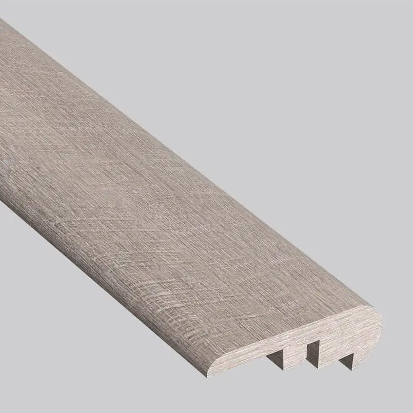 Smithcliffs Emridge Semi Gloss Overlap Stair Nose Wood Look Rigid Core Moldings 2.23x1.03 close up