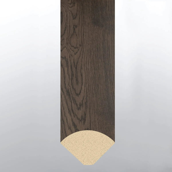 Woodhills Estate Oak Wood Semi Gloss Quarter Round Look Moldings 0.64x0.75