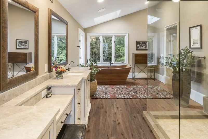 Cyrus Fauna Semi Gloss Wood Look Lvt Moldings 1.77x0.28 in a finished room