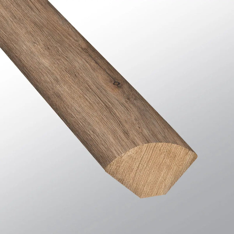 Cyrus Fauna Semi Gloss Quarter Round Wood Look Lvt Moldings 0.64x0.75 close up