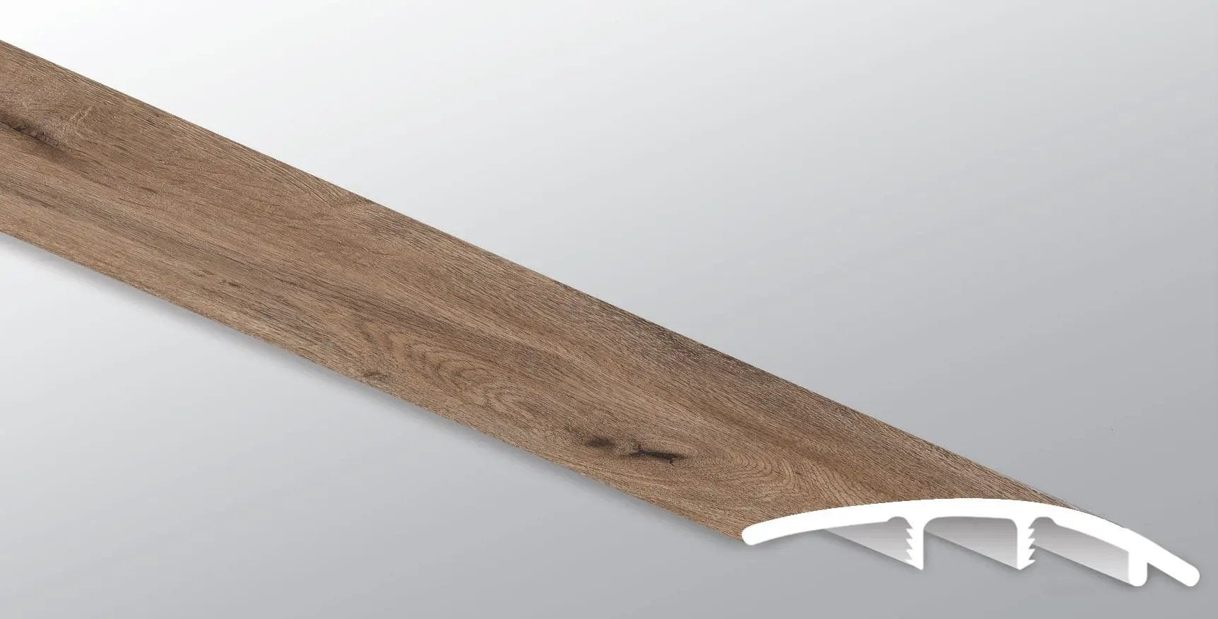 Cyrus Fauna Semi Gloss Stair Riser Wood Look Lvt Moldings 1.77x0.345 close up