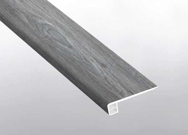 Cyrus Finely Semi Gloss Flush Stair Nose End Cap Wood Look Lvt Moldings 2.75x0.75