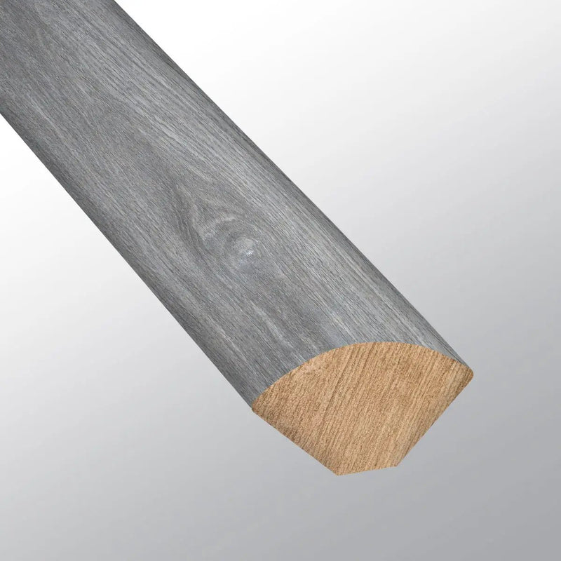 Glenridge Elmwood Ash Semi Gloss Quarter Round Wood Look Lvt Moldings 0.64x0.75 close up