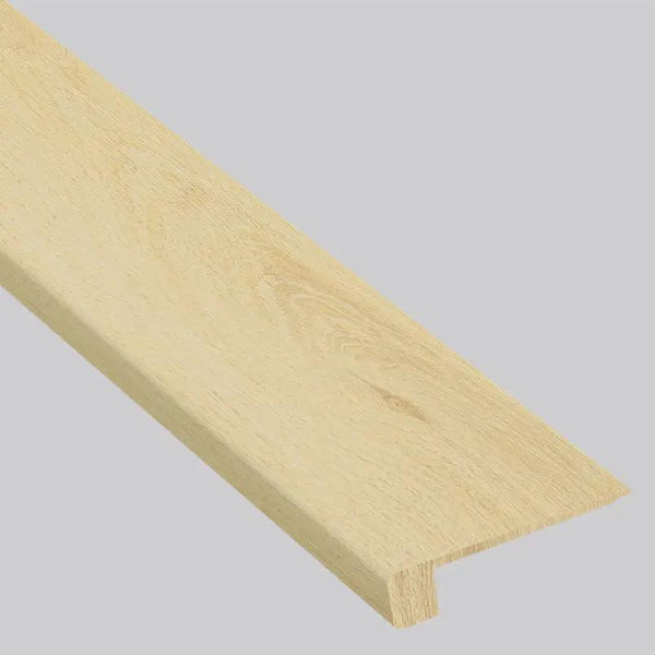 Smithcliffs Glenbury Oak Semi Gloss Flush Stair Nose End Cap Wood Look Rigid Core Moldings 4.53x0.94