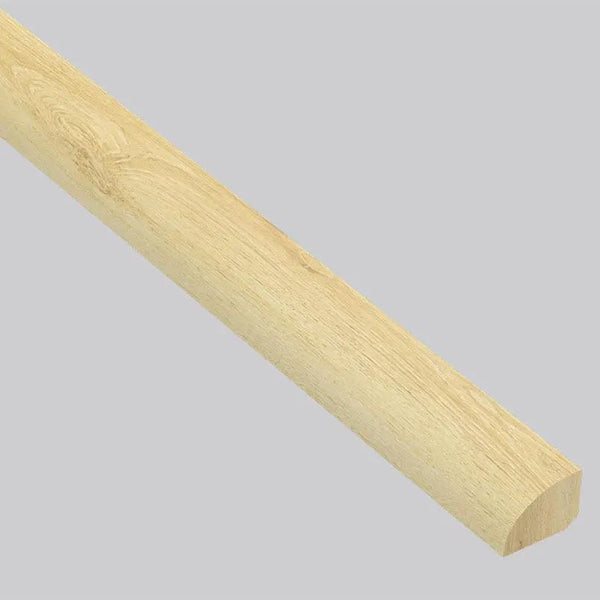 Smithcliffs Glenbury Oak Semi Gloss Quarter Round Wood Look Rigid Core Moldings 0.64x0.75