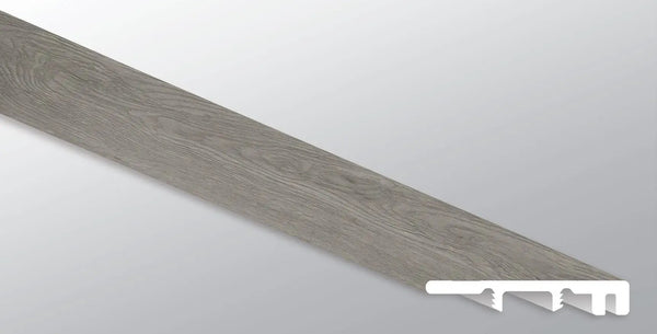 Cyrus Grayton Semi Gloss End Cap Wood Look Lvt Moldings 1.5x0.25