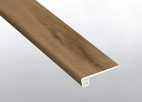 Andover Hatfield Semi Gloss Flush Stair Nose End Cap Wood Look Lvt Moldings 2.75x0.75