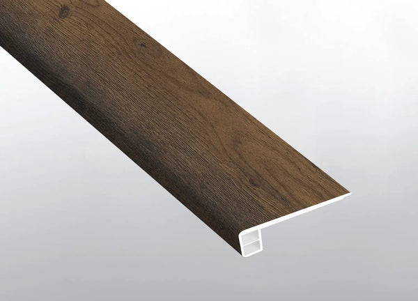 Cyrus Hawthorne Semi Gloss Flush Stair Nose End Cap Wood Look Lvt Moldings 2.75x0.75