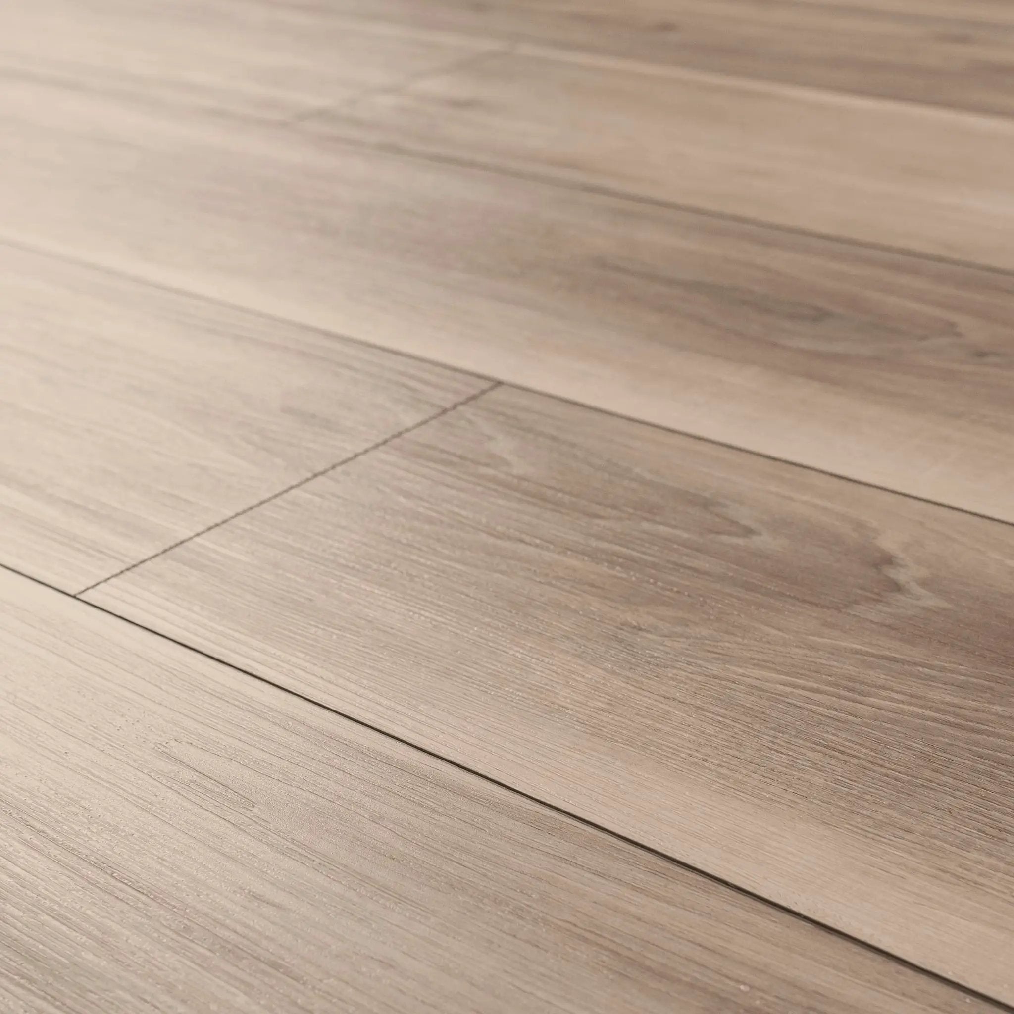 Andover Highcliffe Greige Semi Gloss End Cap Wood Look Lvt Moldings 1.5x0.25 angled view