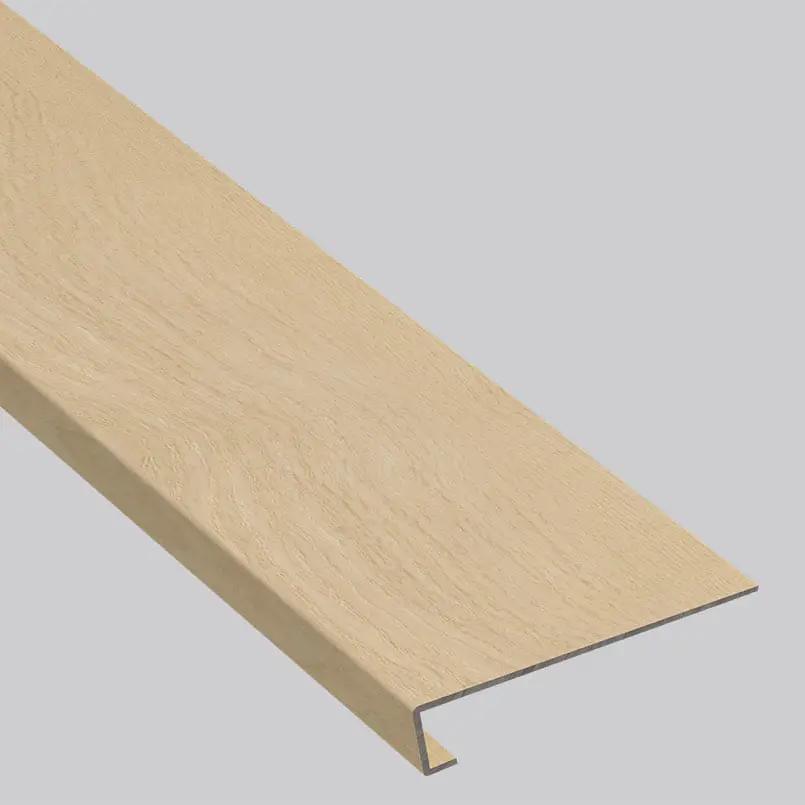 Shorecliffs Houston Trail Semi Gloss Wood Look Rigid Core Moldings 12x1.25 0.18 inch close up