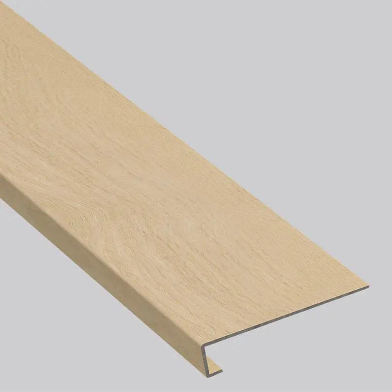 Shorecliffs Houston Trail Semi Gloss Wood Look Rigid Core Moldings 12x1.25 0.18 inch close up