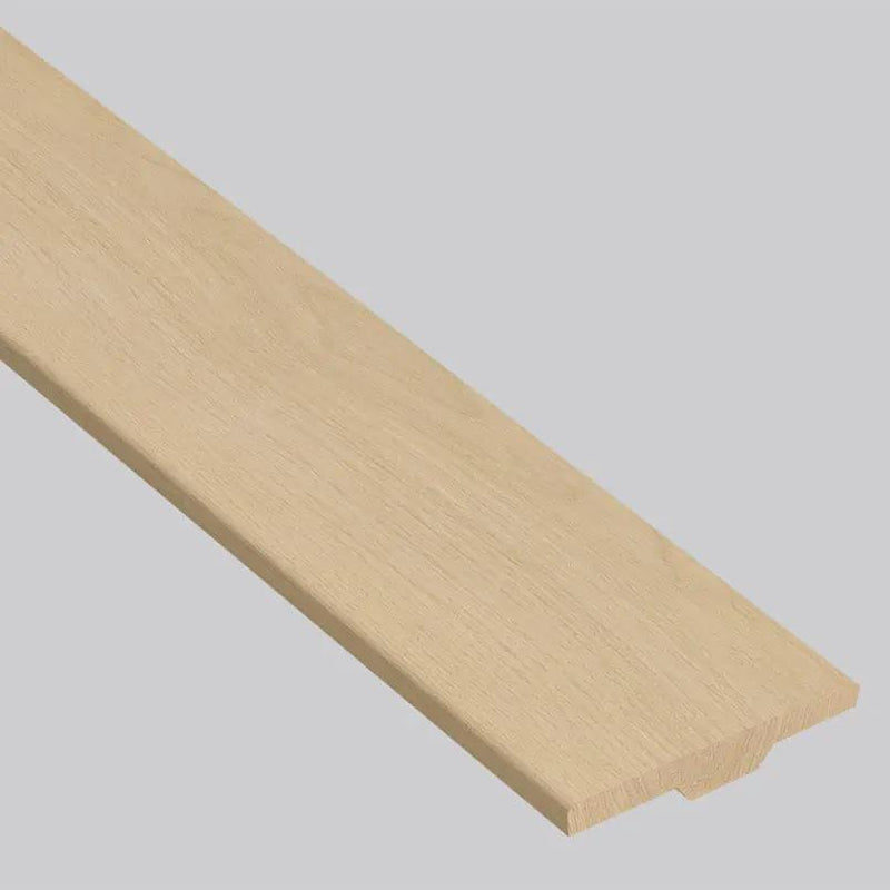 Shorecliffs Houston Trail Semi Gloss T Molding Wood Look Rigid Core Moldings 1.77x0.28 close up