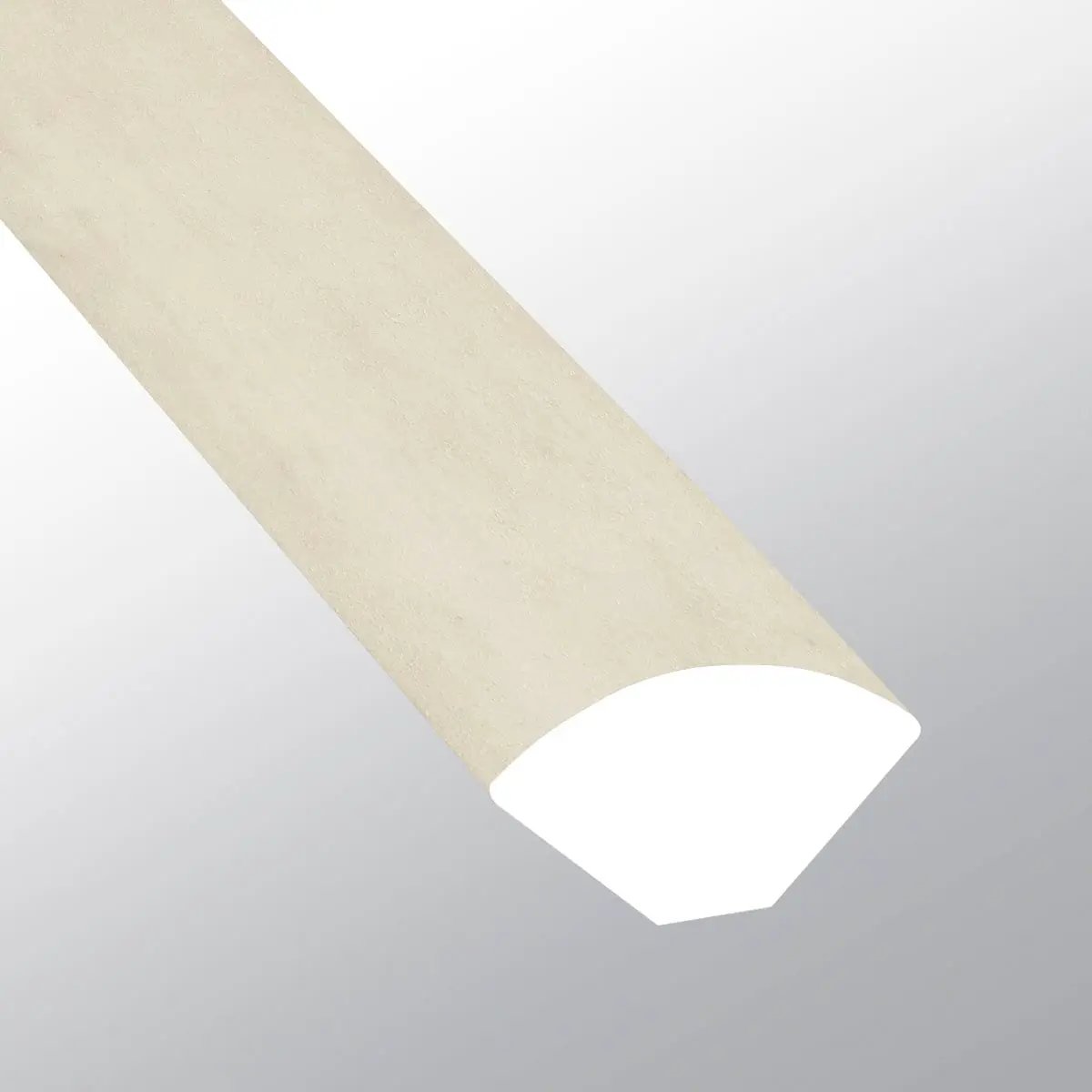 Trecento Ivorelle Semi Gloss Quarter Round Stone Look Lvt Moldings 0.64x0.75 close up