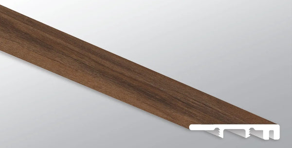 Glenridge Jatoba Semi Gloss End Cap Wood Look Lvt Moldings 1.5x0.25
