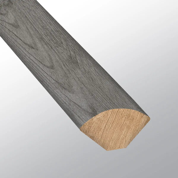 Glenridge Woodrift Gray Semi Gloss Quarter Round Wood Look Lvt Moldings 0.64x0.75