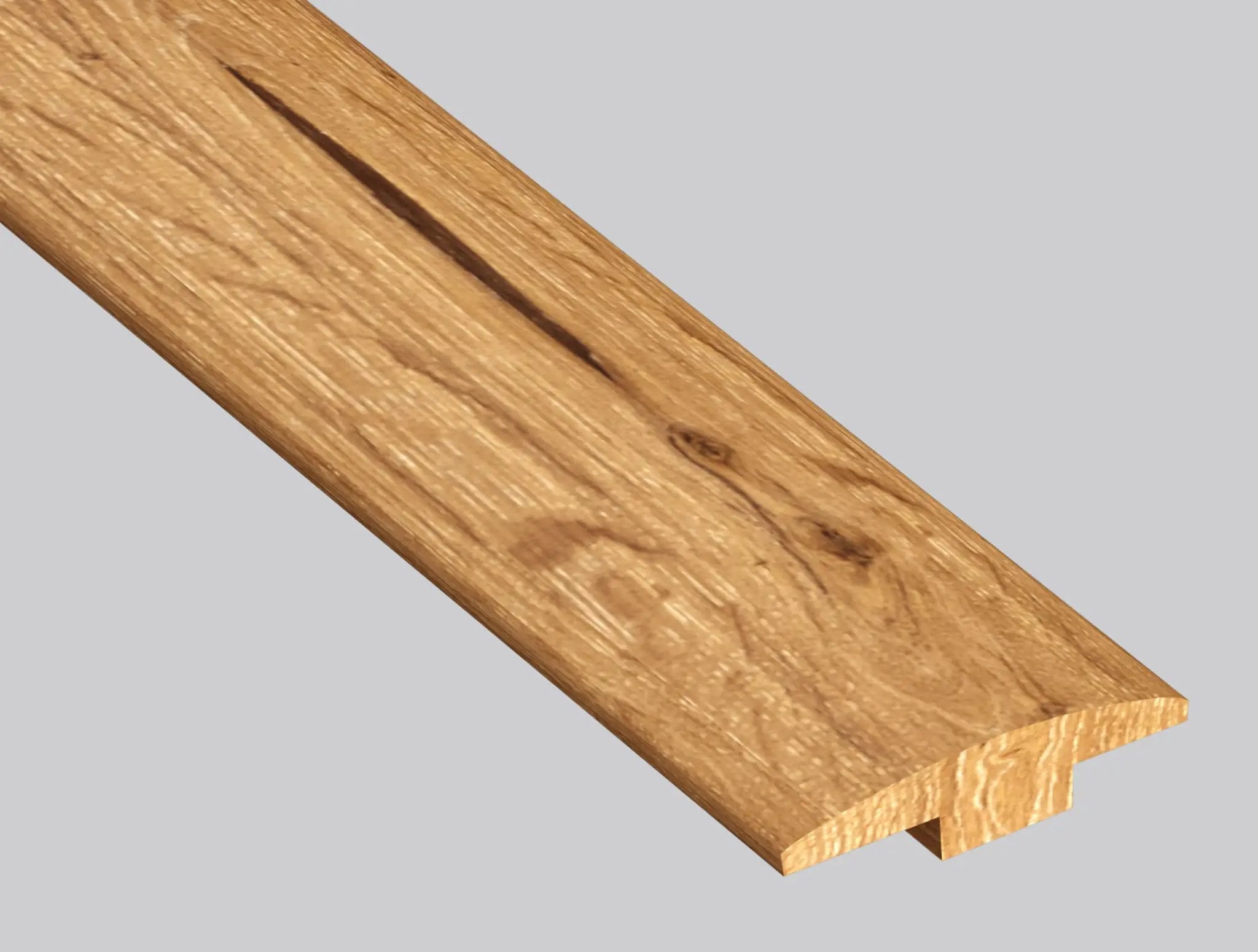 Mccarran Kentsea Oak Brushed T Molding Wood Look Moldings 2x0.25 close up