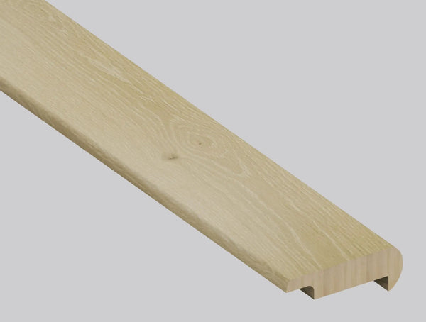 Woodhills Kings Buff Wood Semi Gloss Overlap Stair Nose Look Moldings 2.23x1.03