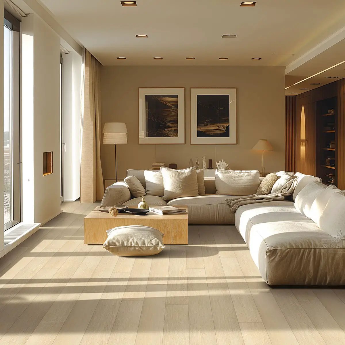 Cyrus Lenexa Creek Semi Gloss Flush Stair Nose End Cap Wood Look Lvt Moldings 2.75x0.75 in a finished room