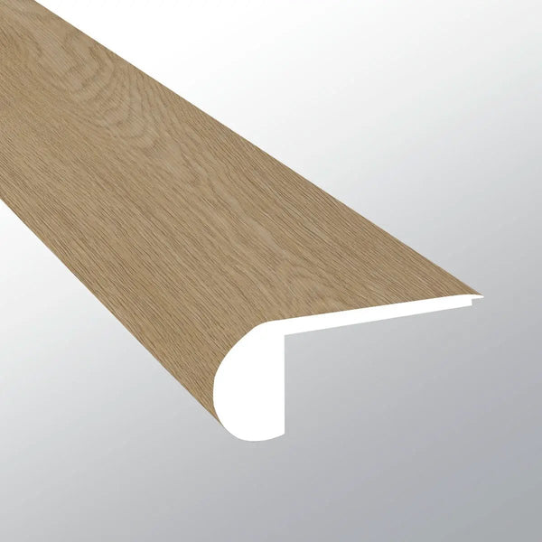 Laurel Linen Loggia Semi Gloss Flush Stair Nose Wood Look Lvt Moldings 2.75x0.75