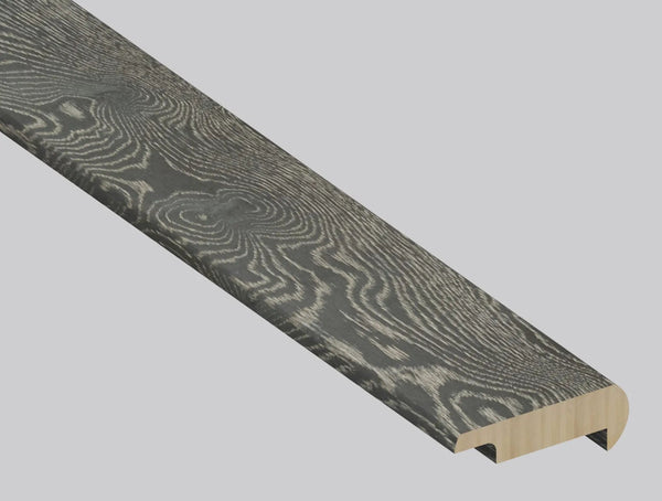 Woodhills Liora Oak Wood Semi Gloss Overlap Stair Nose Look Moldings 2.23x1.03