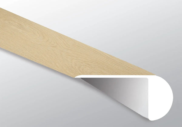 Laurel Malta Semi Gloss Overlap Stair Nose Wood Look Lvt Moldings 2.23x1.03