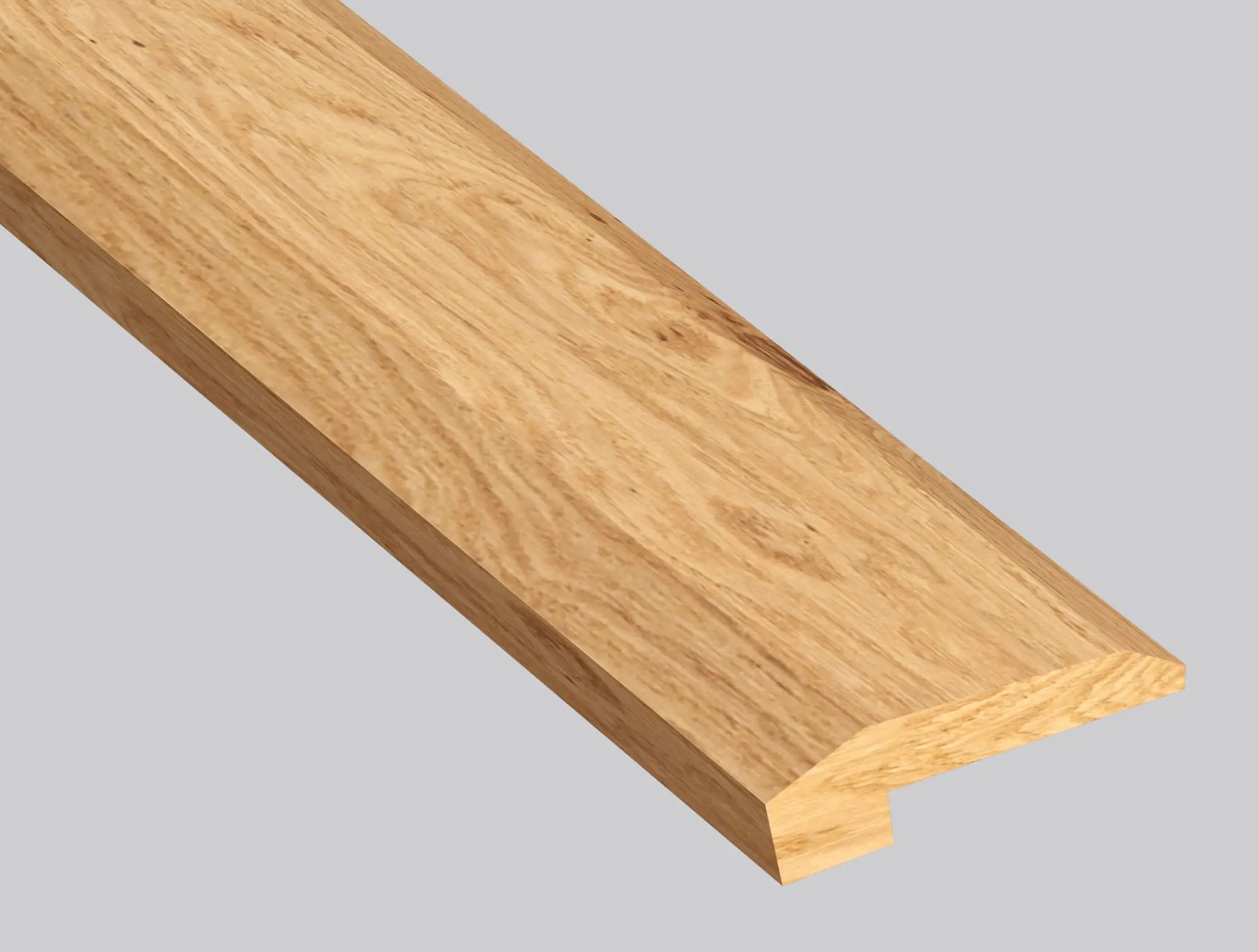 Mccarran Montevideo Oak Brushed End Cap Wood Look Moldings 2x0.63 close up