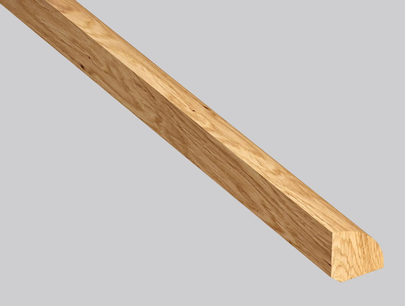 Mccarran Montevideo Oak Brushed Quarter Round Wood Look Moldings 0.75x0.75 close up