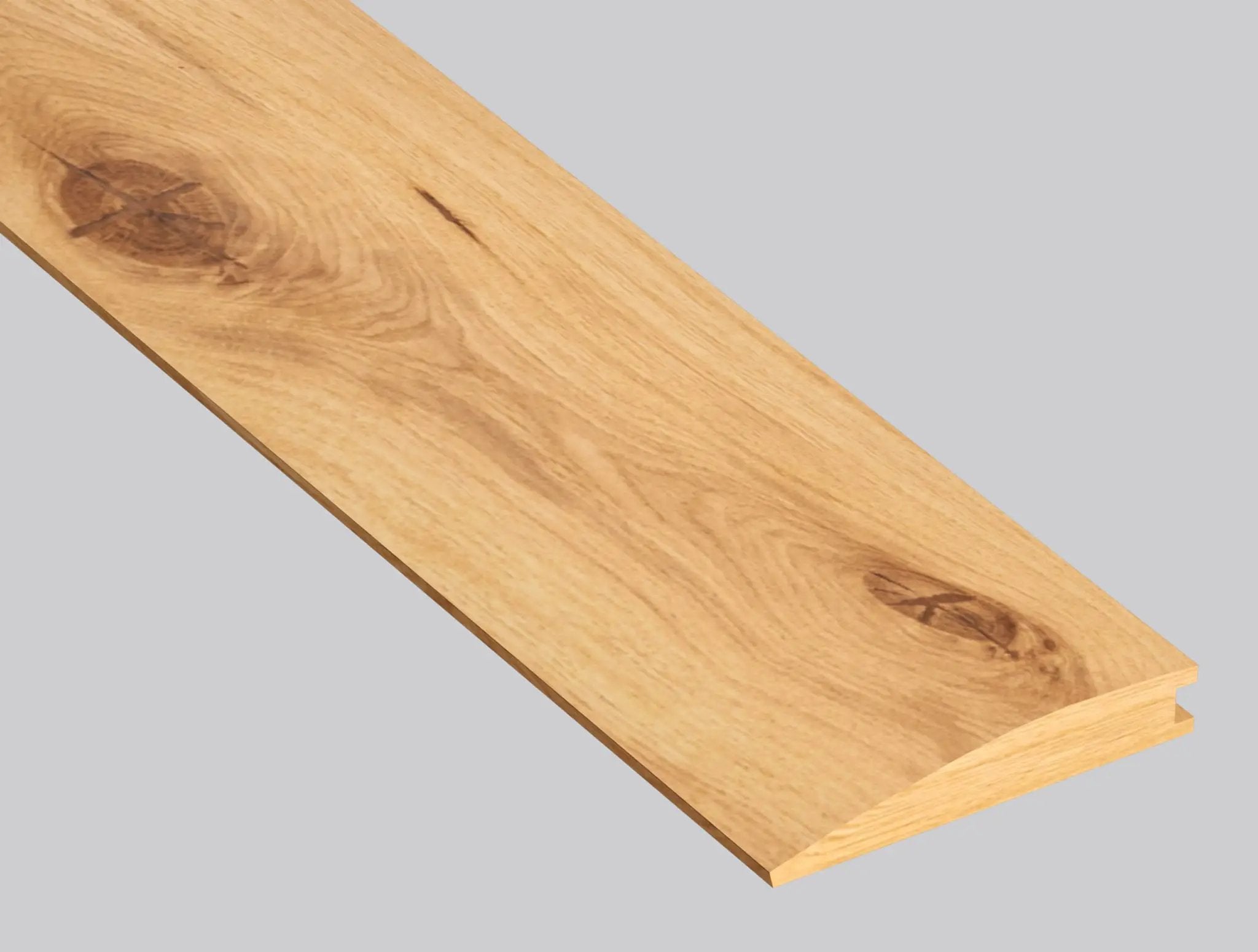 Ladson Montevideo Oak Brushed Stair Riser Wood Look Moldings 2x0.5 close up