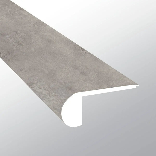 Trecento Mountains Gray Semi Gloss Flush Stair Nose Lvt Moldings 2.75x0.75
