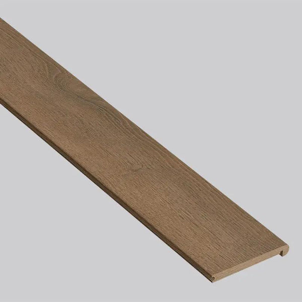 Shorecliffs Roghan Semi Gloss Flush Stair Nose Wood Look Rigid Core Moldings 4.53x0.94
