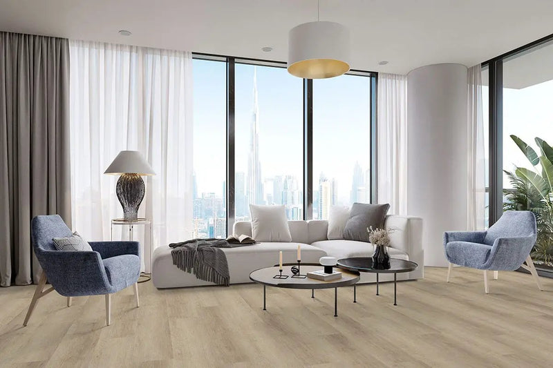 Laurel Saddle Wood Semi Gloss Stair Riser Look Lvt Moldings 1.59x0.18 in a finished room