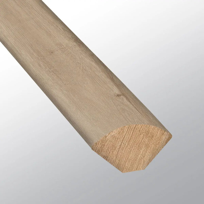 Cyrus Sandino Semi Gloss Quarter Round Wood Look Lvt Moldings 0.64x0.75 close up