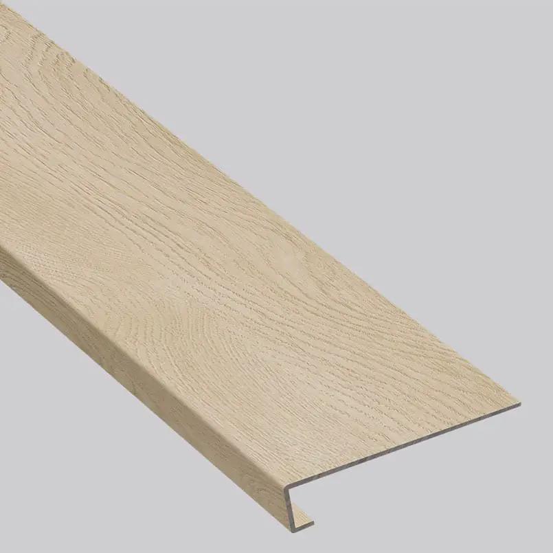 Shorecliffs Schertz Oaks Semi Gloss Wood Look Rigid Core Moldings 12x1.25 0.18 inch close up